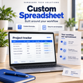 Custom spreadsheet